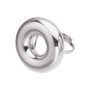 Lilah Silver Tone Round Ring - size 7