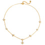 Summer Gold Tone Zircon Necklace