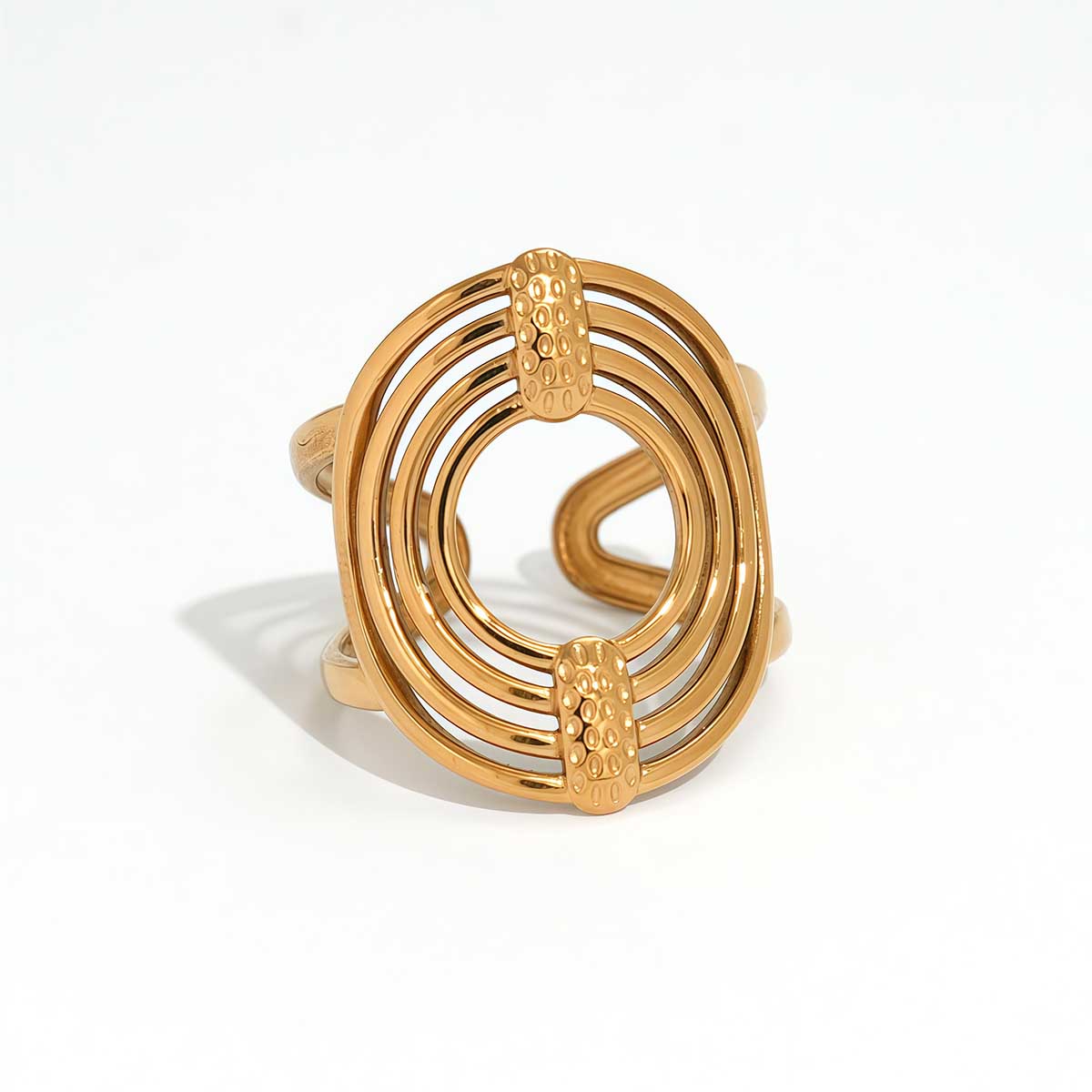 Celeste Gold Tone Statement Ring