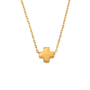 Isla Gold Tone Cross Necklace