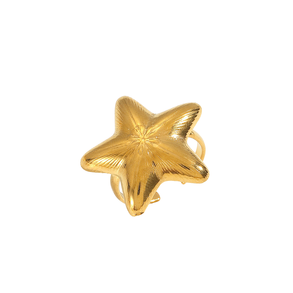 Athena Gold Tone Star Ring