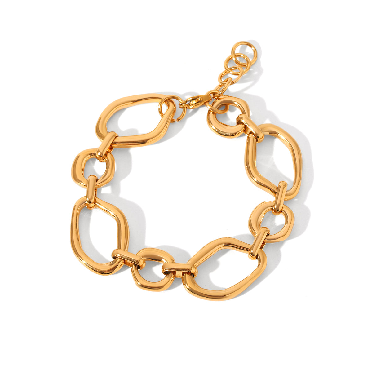 Delilah Gold Tone Chain Bracelet