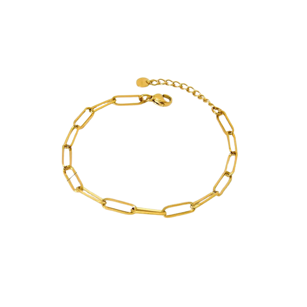Caroline Gold Tone Chain Bracelet
