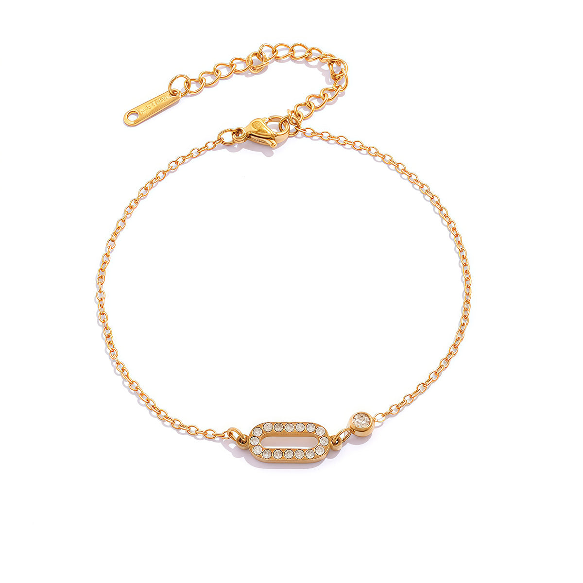 Liliana Gold Tone Zircon Bracelet
