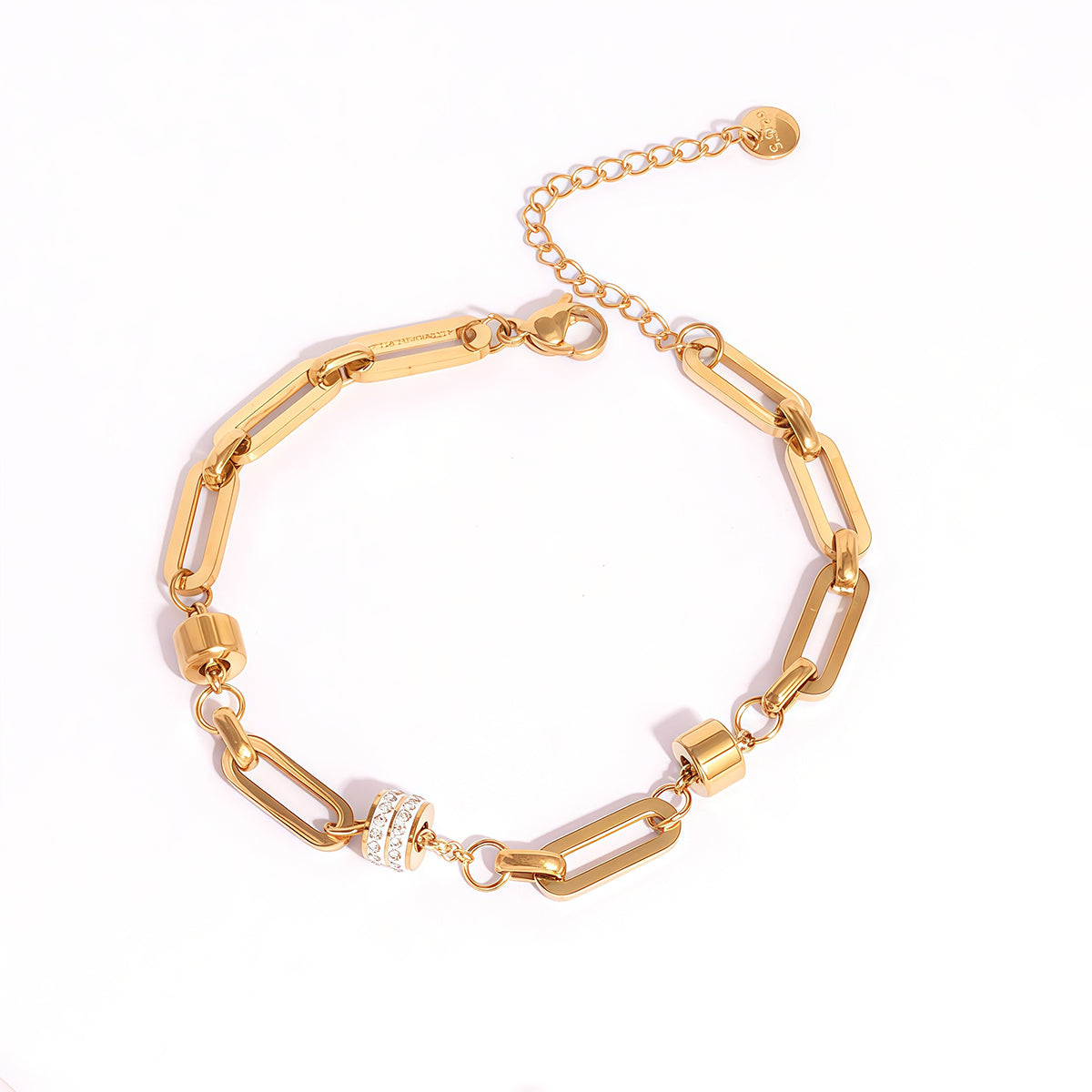 Katherine Gold Tone Chain Bracelet