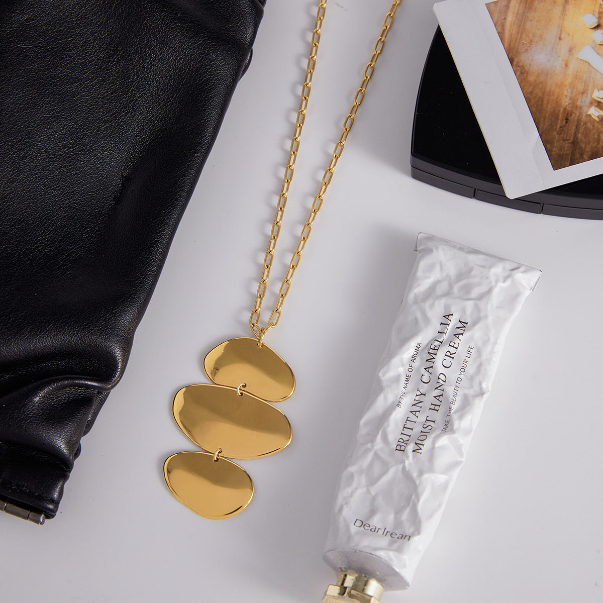 Vera Gold Tone Statement Necklace