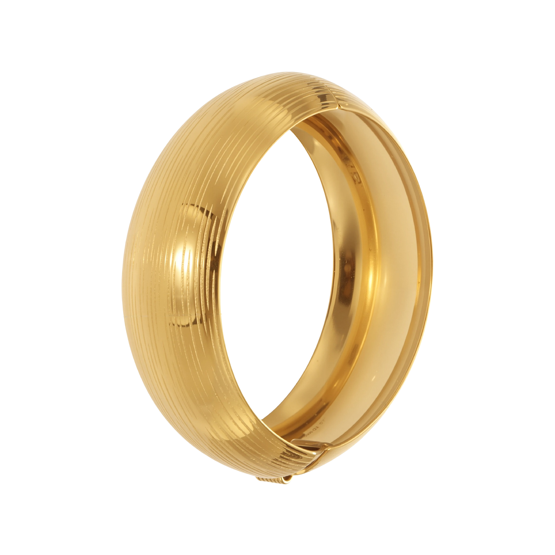 Savannah Mae Gold Tone Statement Bangle