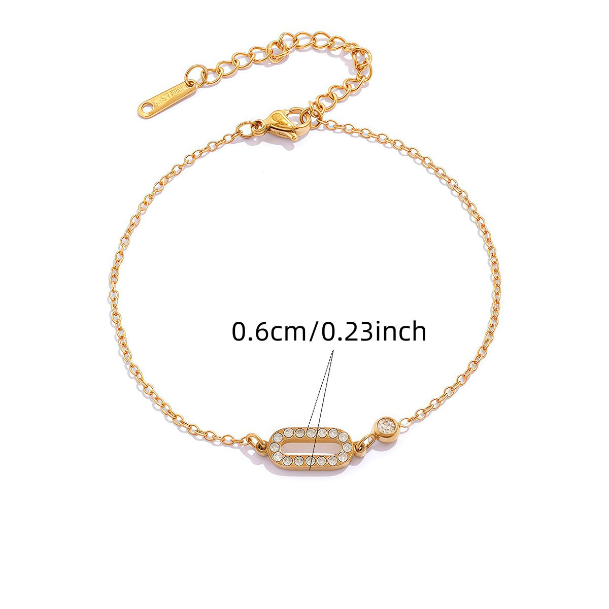 Liliana Gold Tone Zircon Bracelet