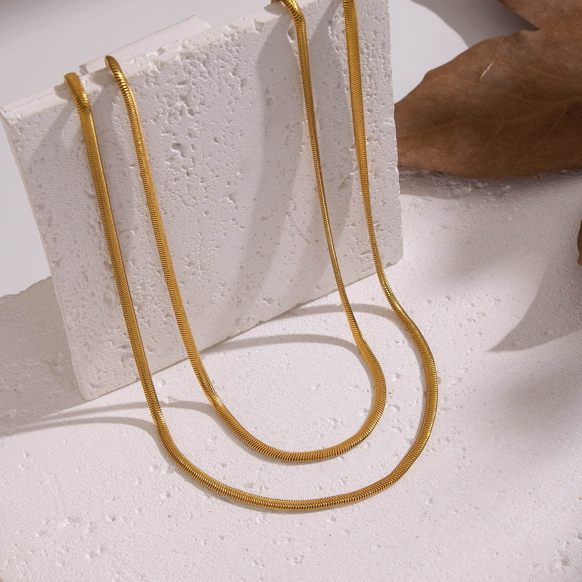 Sarah Gold Tone Layered Necklace