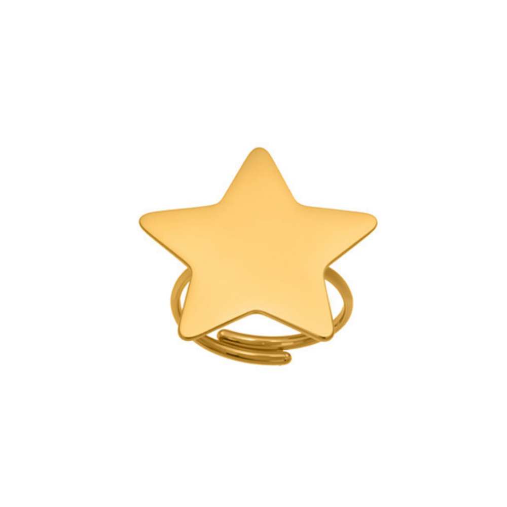 Ariana Gold Tone Star Ring