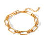 Madelyn Gold Tone Chain Bracelet