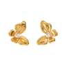 Cecilia Gold Tone Butterfly Zircon Earrings