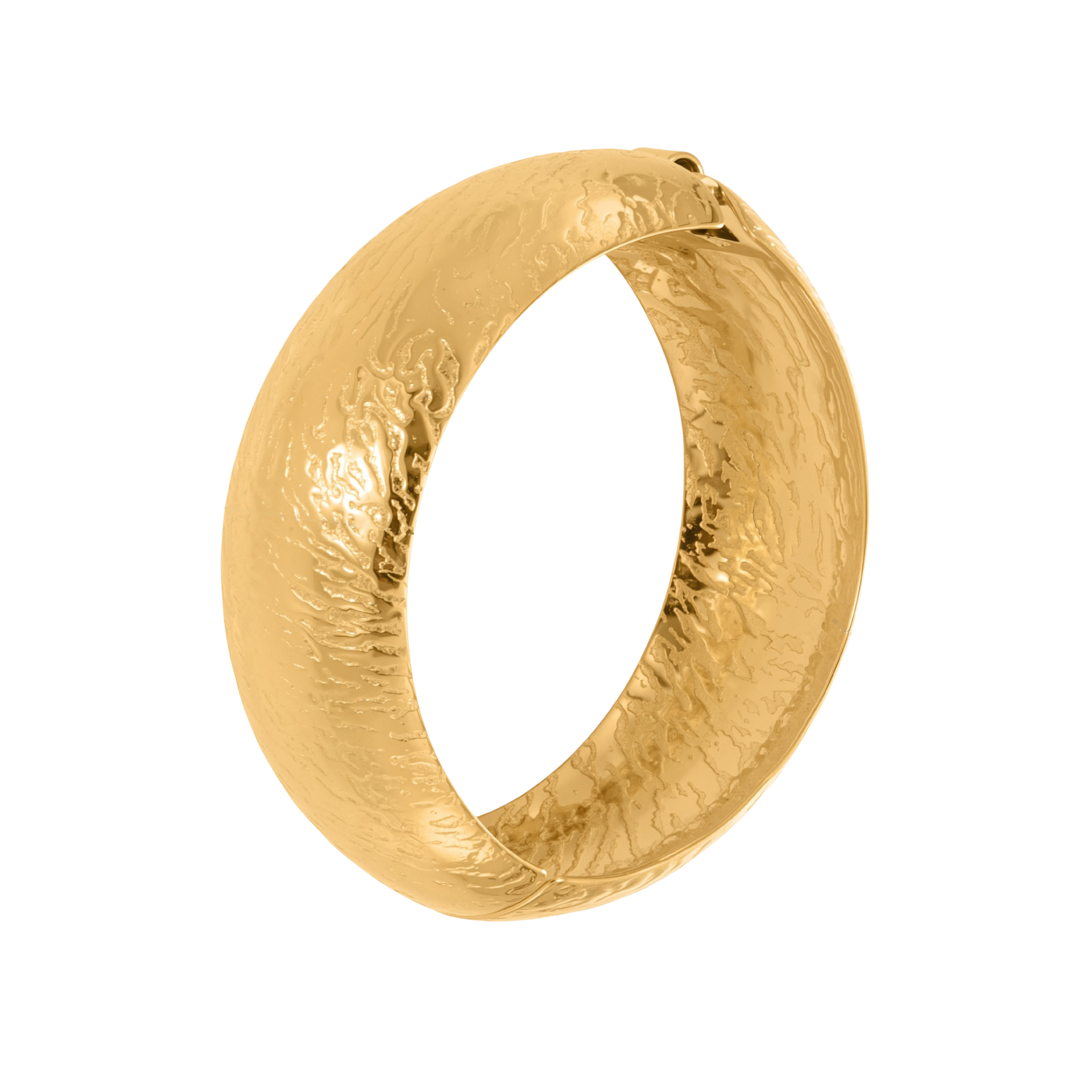 Savannah Kay Gold Tone Statement Bangle