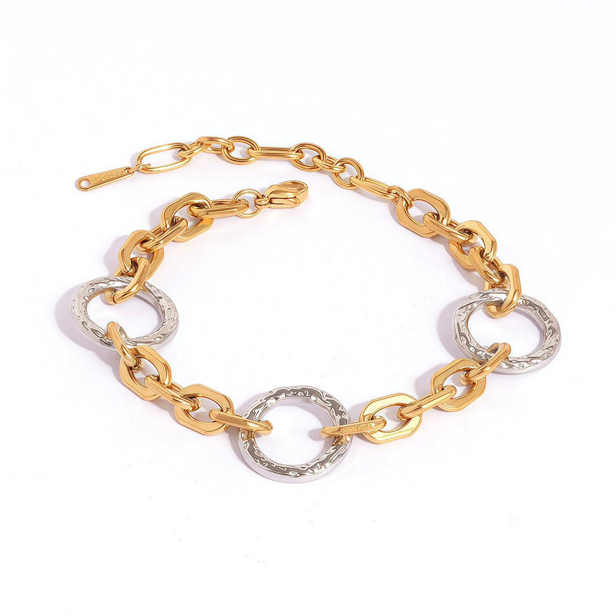 Adalynn Gold Tone Chain Bracelet