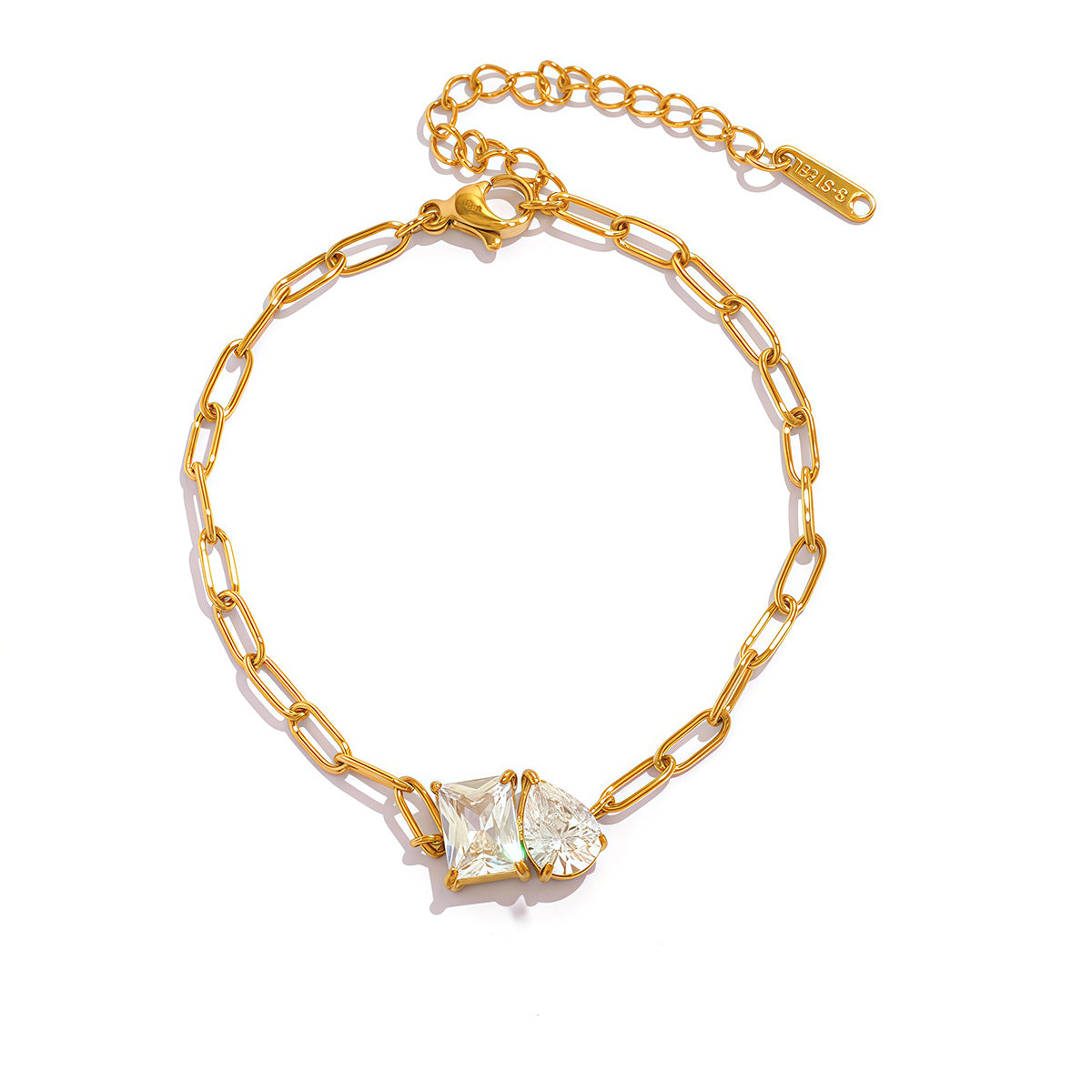 Clara Gold Tone Zircon Bracelet