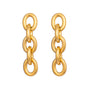 Sofia Gold Chain Dangle Earrings