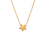 Isla Gold Tone Star Necklace