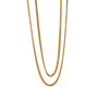 Sarah Gold Tone Layered Necklace