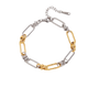 Esther Two Tone Chain Bracelet