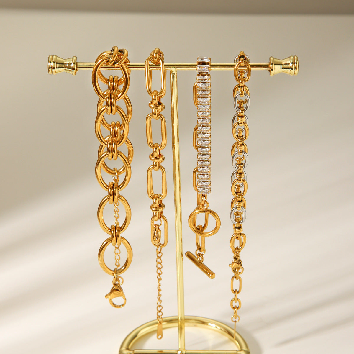Leilani Two Tone Chain Bracelet