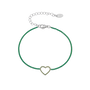 Ailany Green Heart Zircon Bracelet
