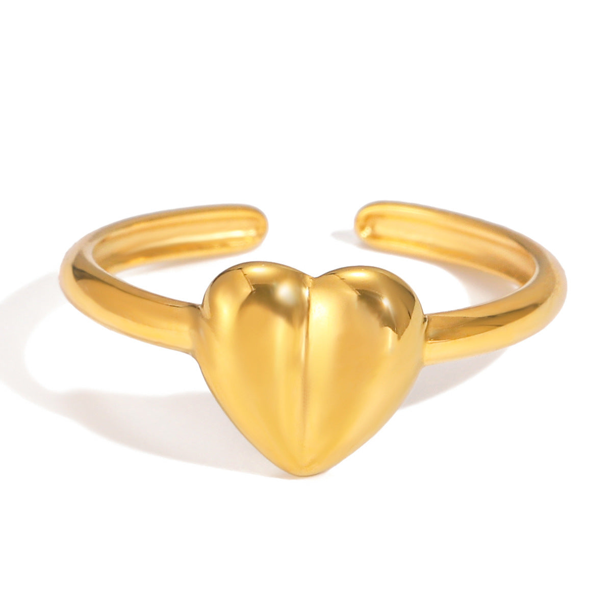 Nova Gold Tone Heart Ring