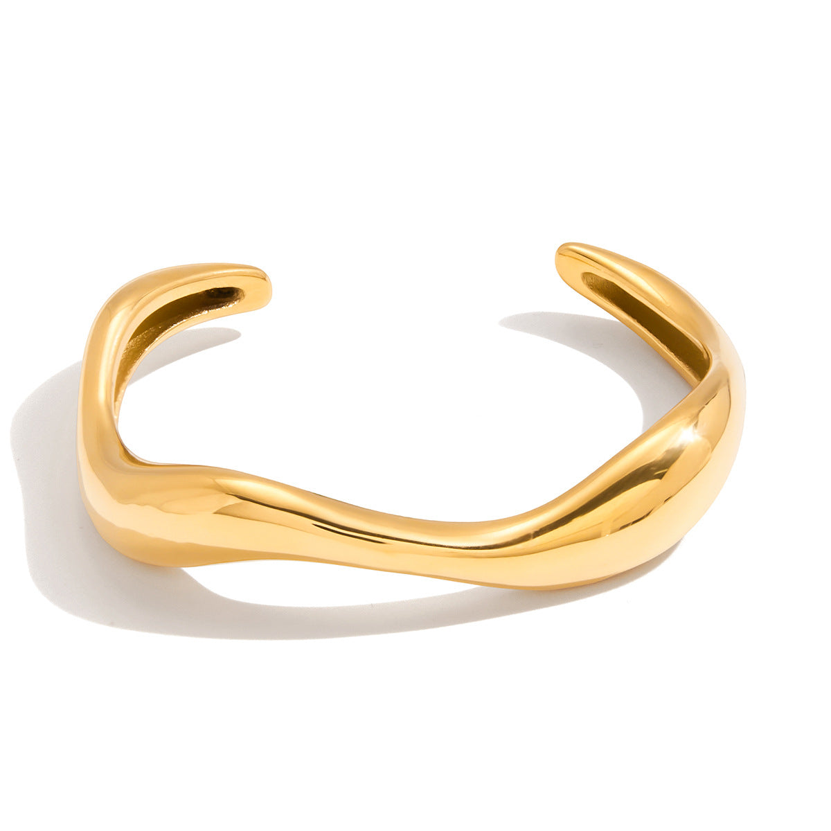 Josie Gold Tone Statement Cuff Bracelet