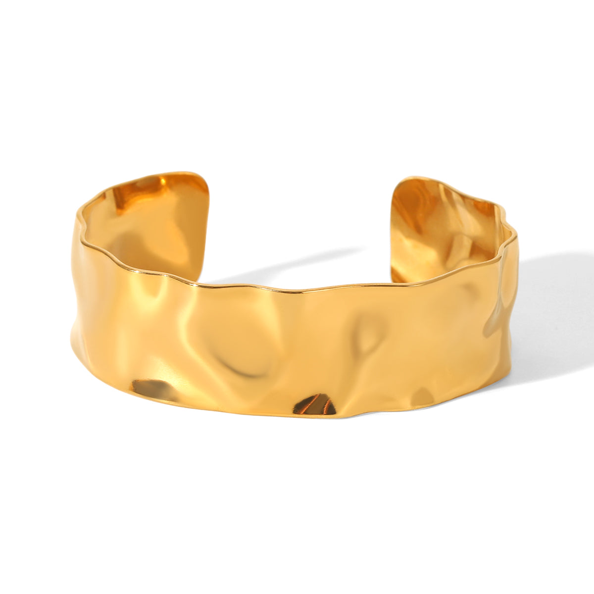 Aubrey Gold Tone Cuff Bracelet