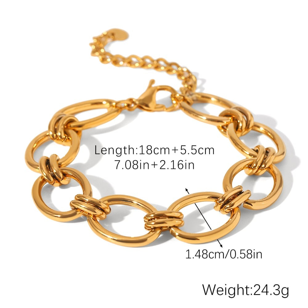 Claire Gold Tone Chain Bracelet