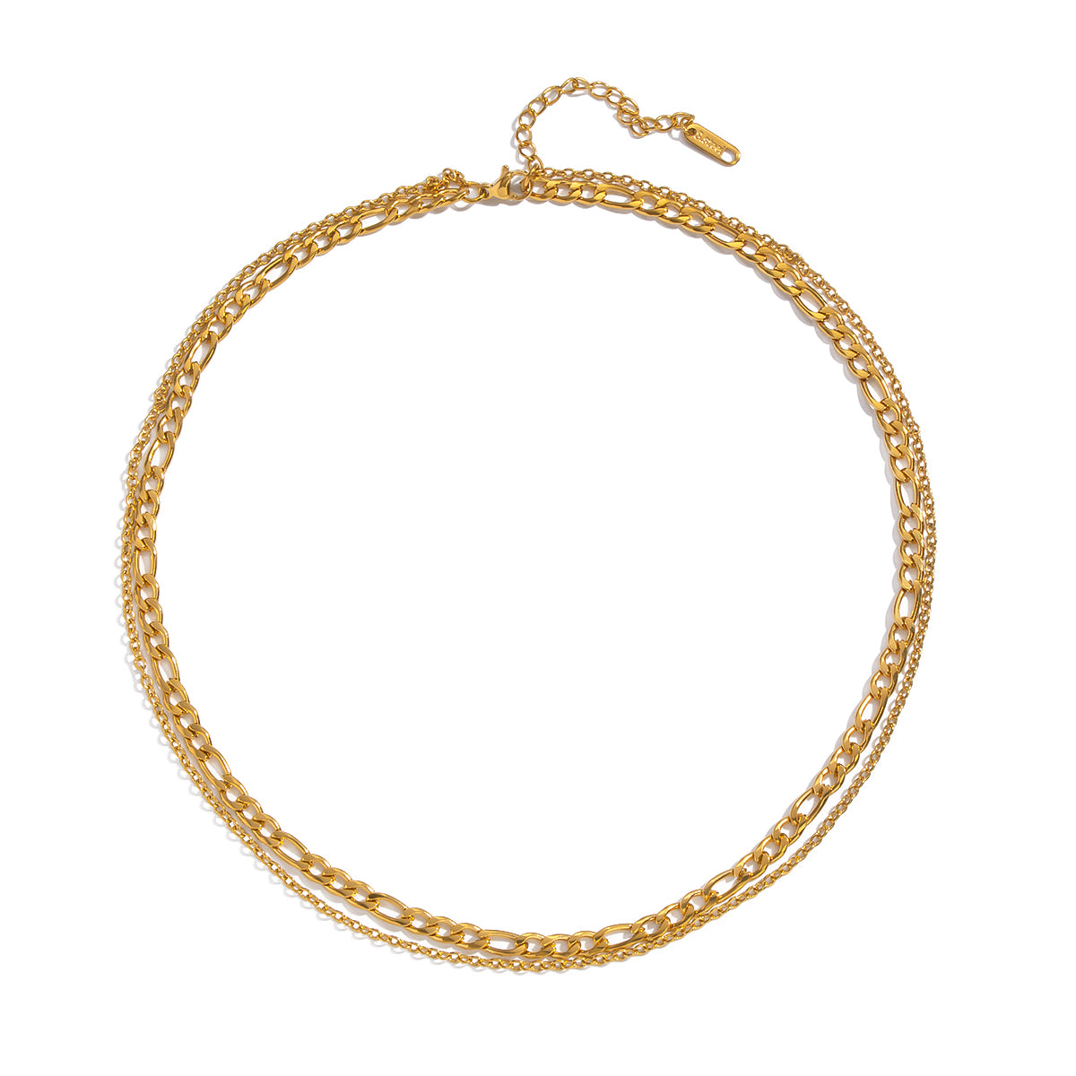 Kaia Gold Tone Layered Necklaces