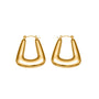 Aaliyah Gold Tone Geometric Drop Earrings