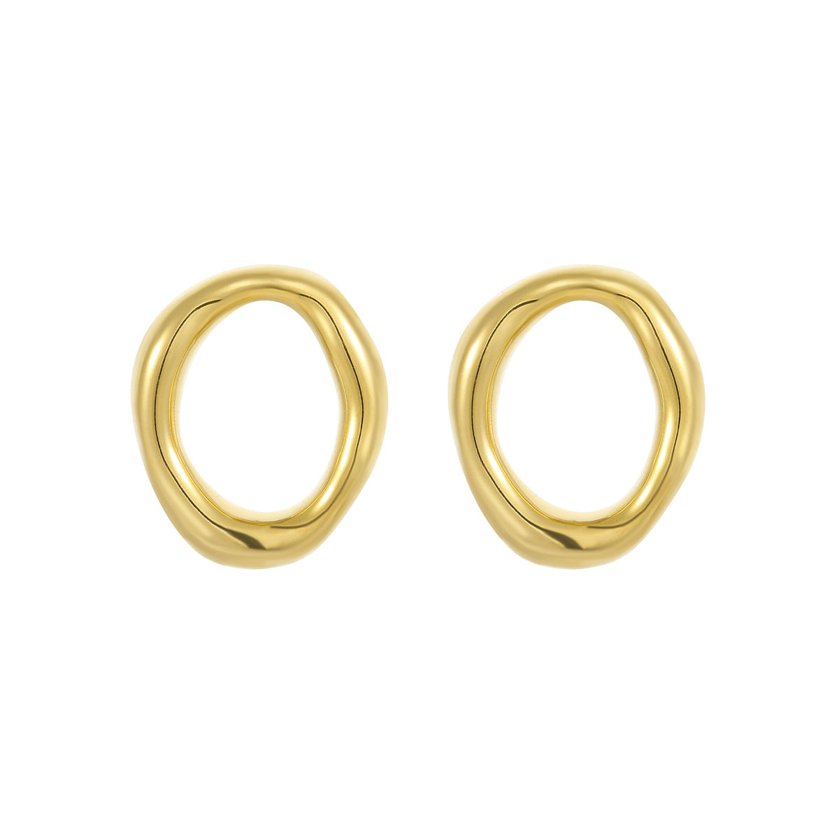 Valerie Gold Tone Geometric Stud Earrings