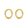 Valerie Gold Tone Geometric Stud Earrings
