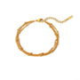 Victoria Gold Tone Layered Bracelet