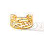 Isabelle Gold Tone Statement Cuff Bracelet