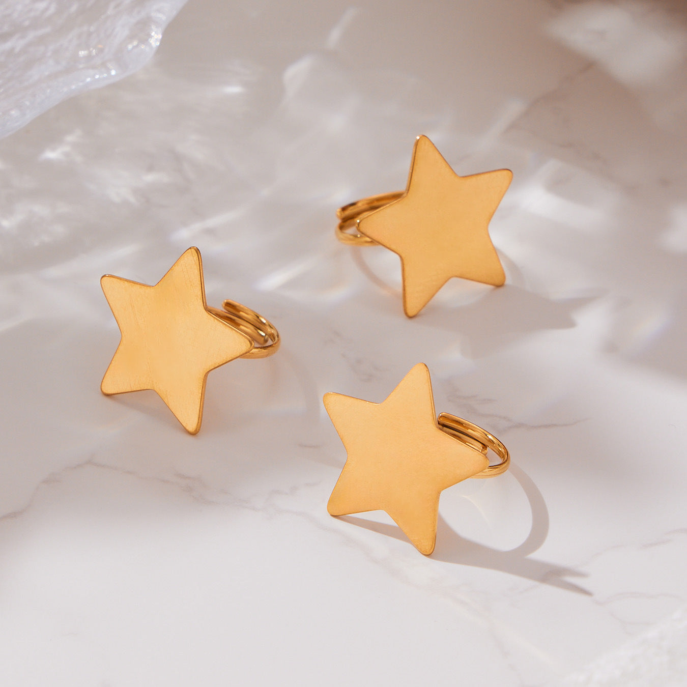 Ariana Gold Tone Star Ring