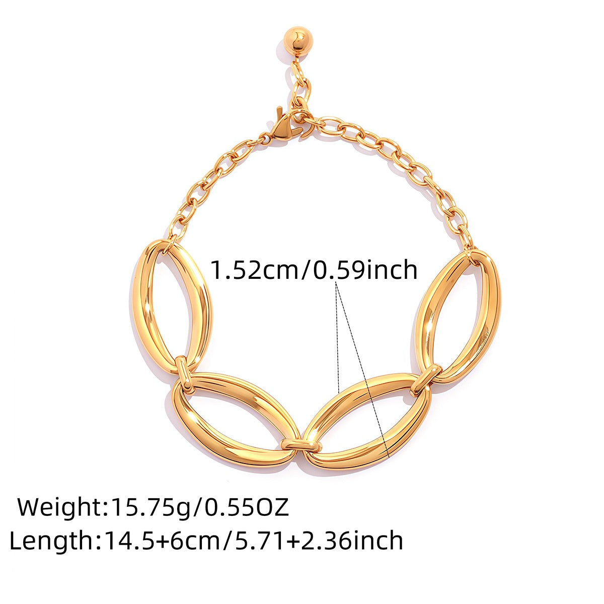 Alana Gold Tone Bracelet