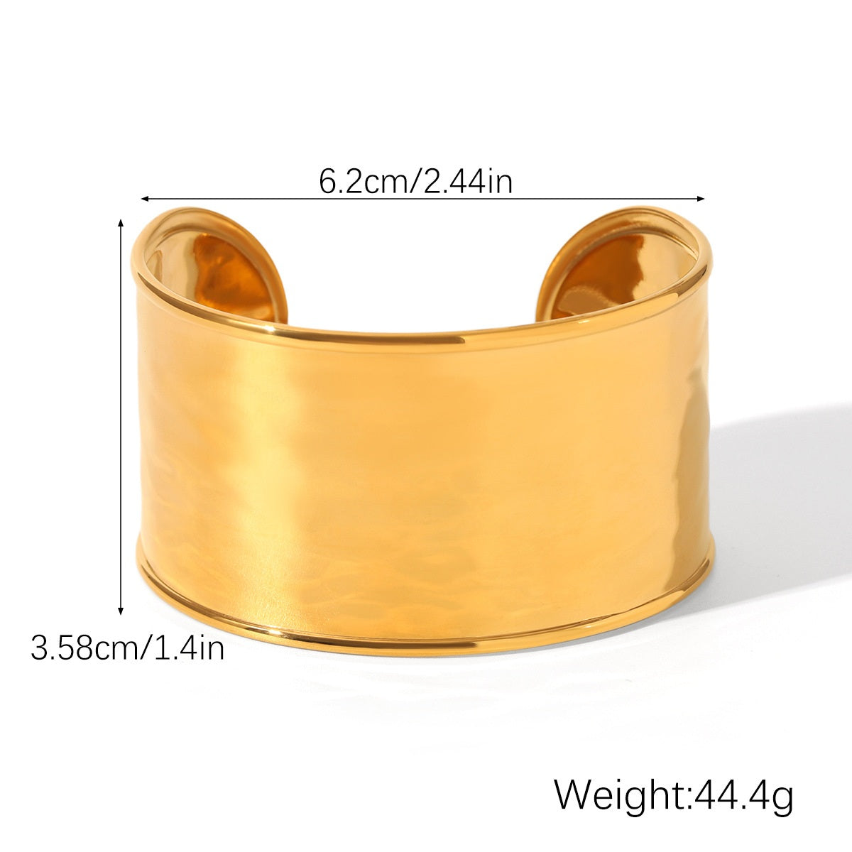 Remi Gold Tone Cuff Bracelet