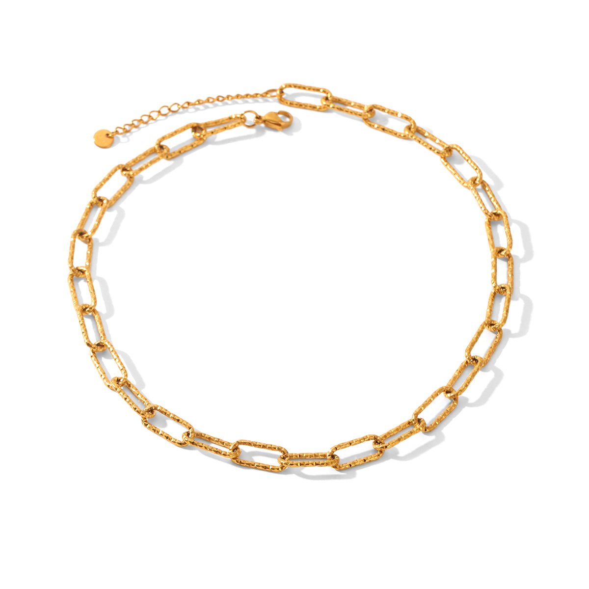 Daisy Gold Tone Chain Necklace