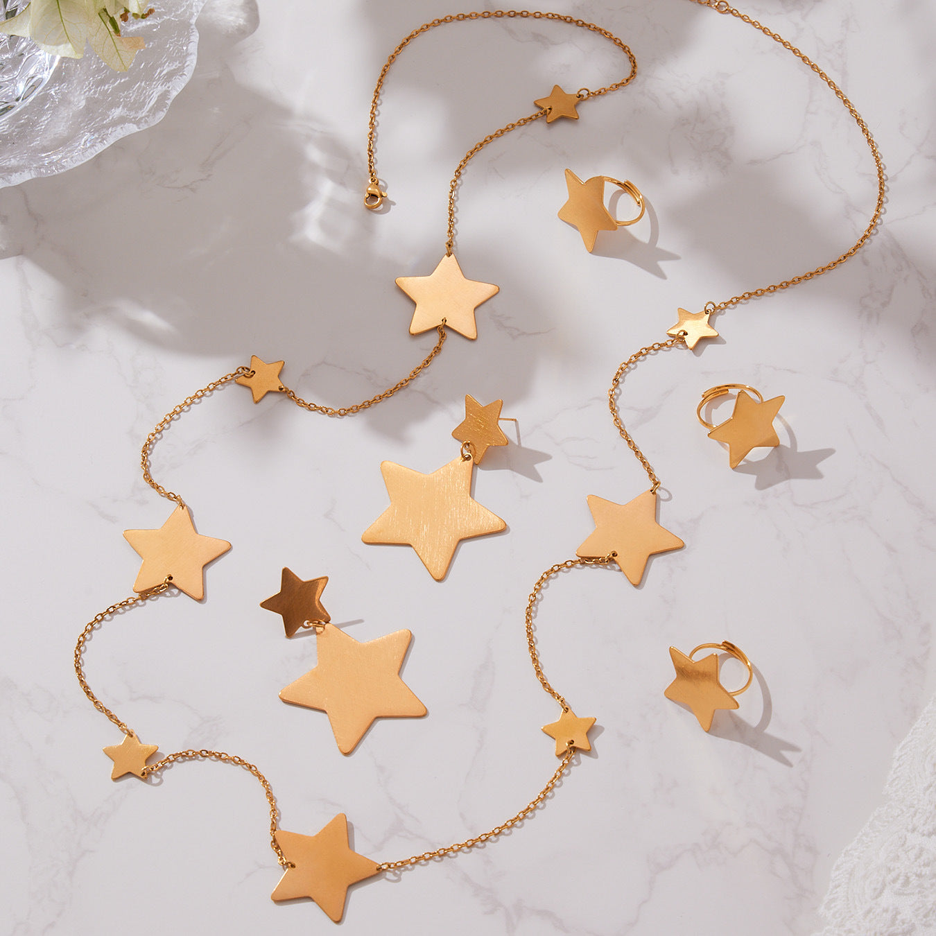 Ariana Gold Tone Star Ring
