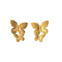 Ailani Gold Tone Butterfly Statement Earrings