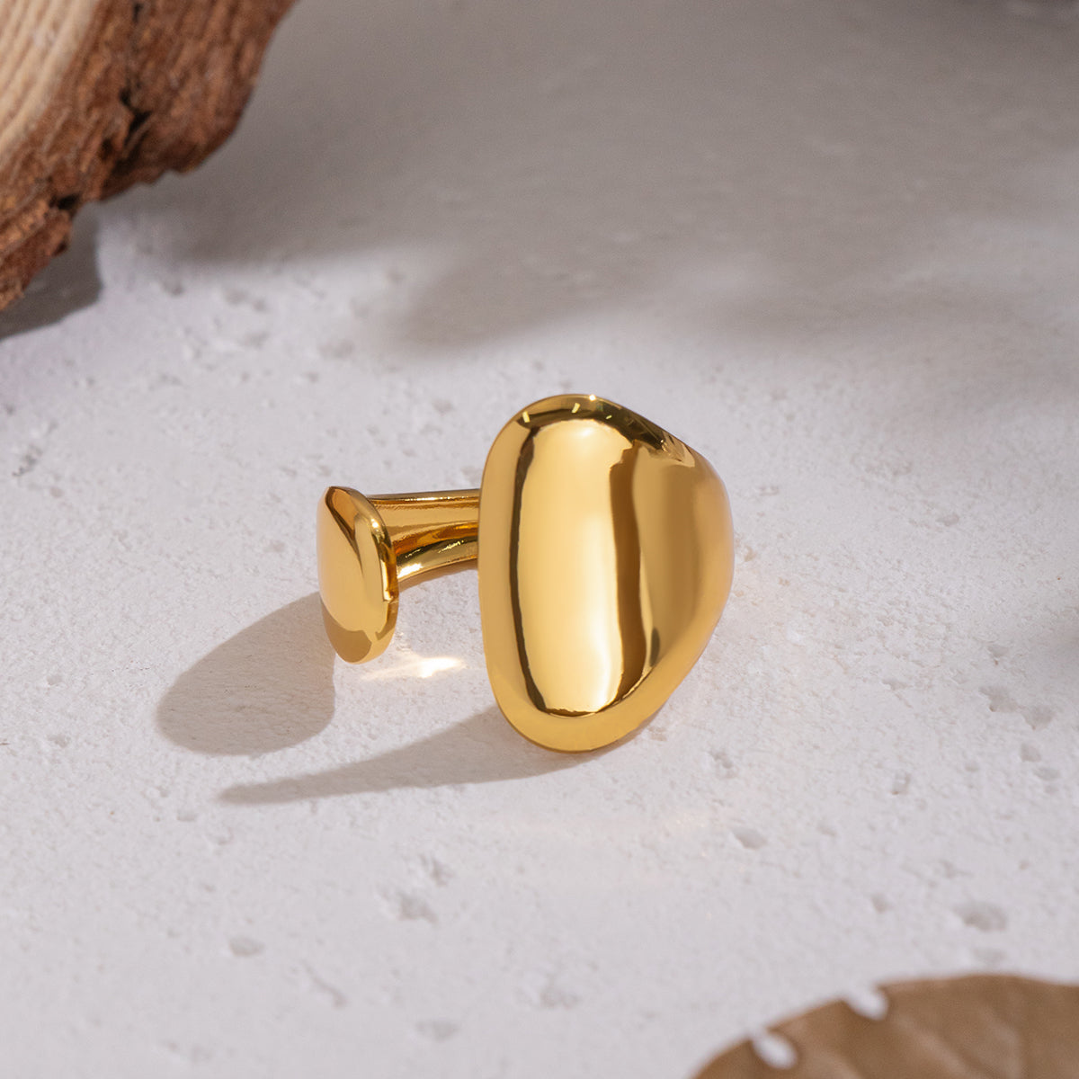 Alani Gold Tone Statement Ring