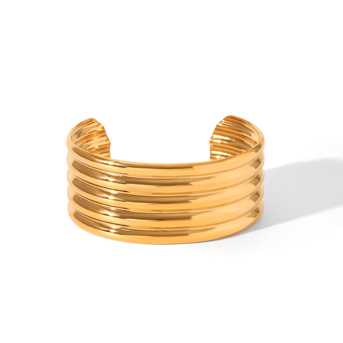 Anastasia Gold Tone Cuff Bracelet