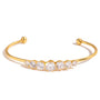 Blair Gold Tone Zircon Cuff Bracelet