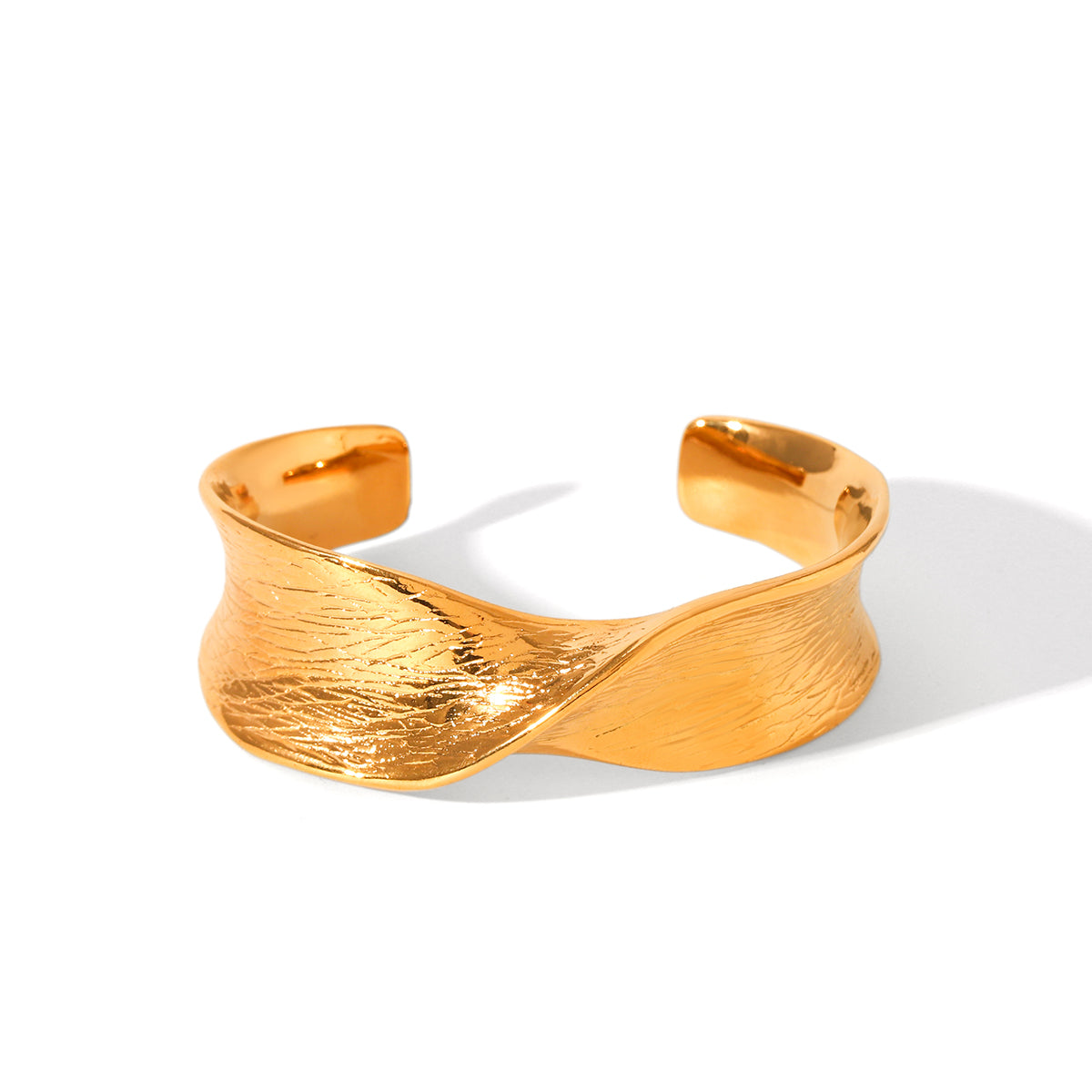 Valeria Gold Tone Cuff Bracelet