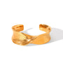 Valeria Gold Tone Cuff Bracelet