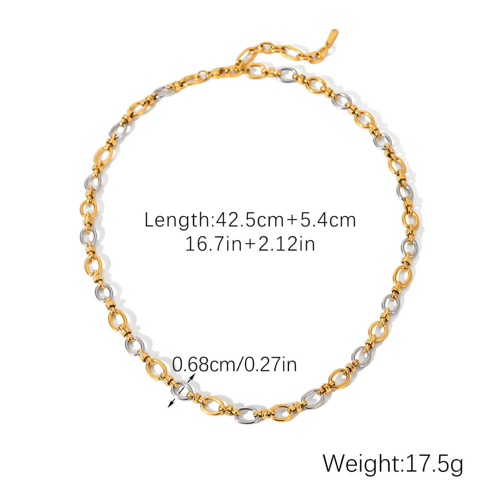 Leilani Two Tone Chain Necklace