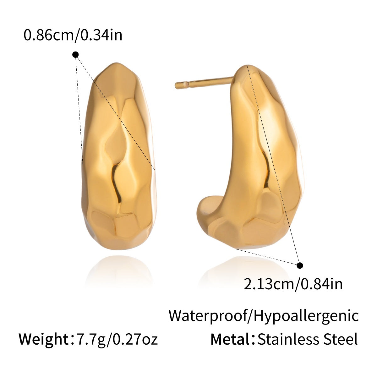 Wrenley Gold Tone Earrings