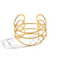 Rylee Gold Tone Cuff Bracelet