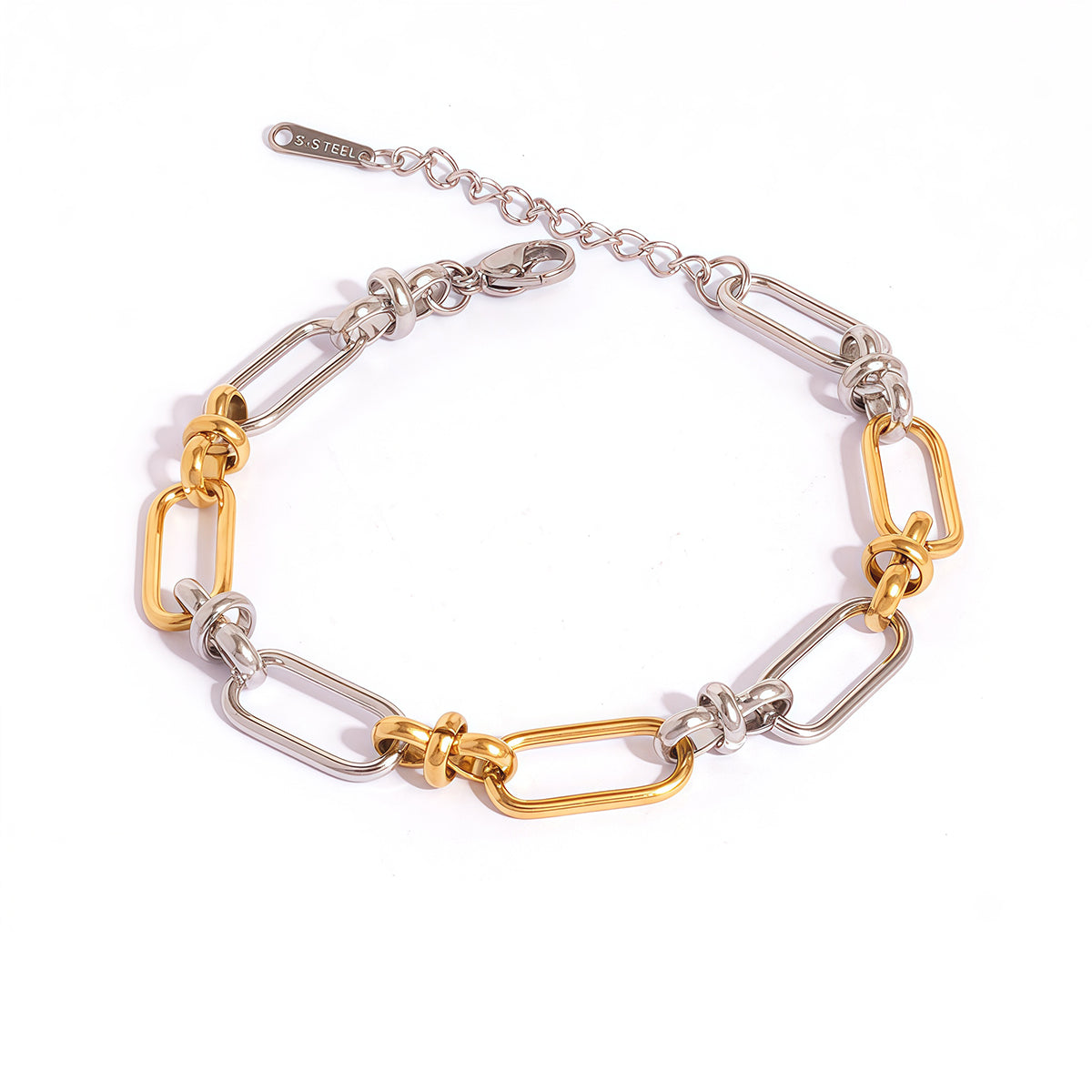 Ximena Two Tone Chain Bracelet